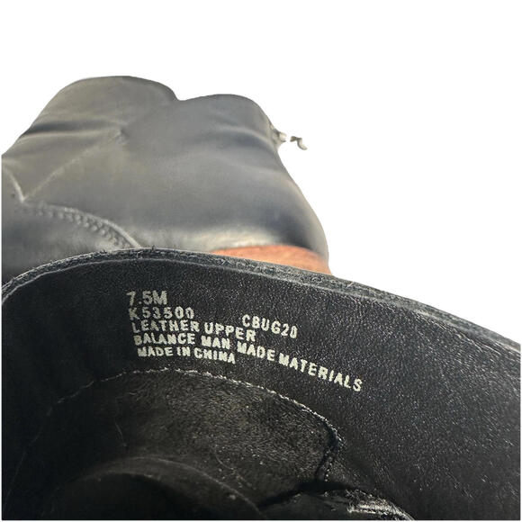 Kork Ease Ryder Black Leather Ankle Boot Bootie 7.5 - Picture 9 of 9